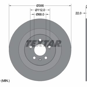 Disc frână TEXTAR 92241803