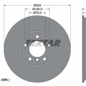 Disc frână TEXTAR 92107105