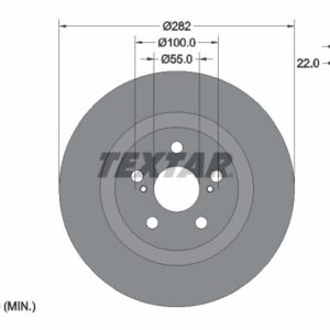 Disc frână TEXTAR 92333503