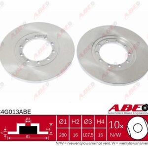 Disc frână ABE C4G013ABE