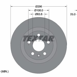 Disc frână TEXTAR 92323905