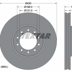 Disc frână TEXTAR 93186700