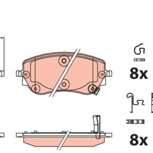 Plăcuțe de frână TRW MOTO GDB2551