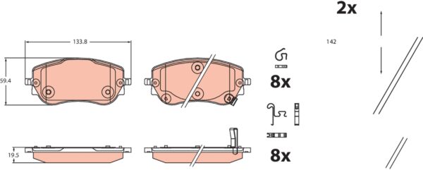 Plăcuțe de frână TRW MOTO GDB2551 păreri