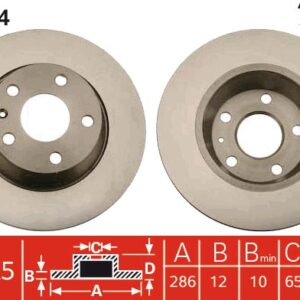 Disc frână TRW MOTO DF4784