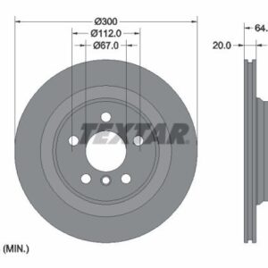 Disc frână TEXTAR 92326905