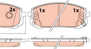 Plăcuțe de frână TRW MOTO GDB2560