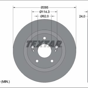 Disc frână TEXTAR 92337303