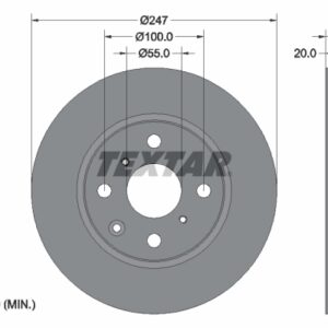 Disc frână TEXTAR 92141903