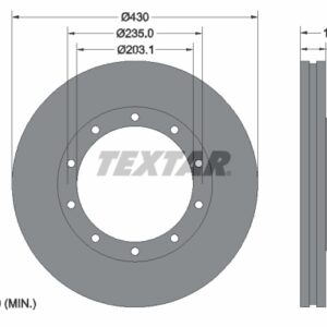 Disc frână TEXTAR 93086800