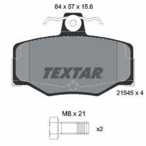 Plăcuțe de frână TEXTAR 2154501