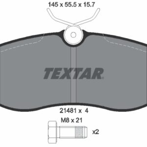 Plăcuțe de frână TEXTAR 2148101