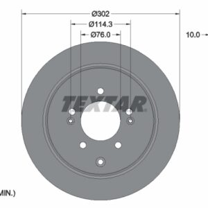 Disc frână TEXTAR 92294903