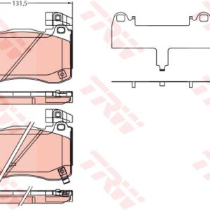 Plăcuțe de frână TRW MOTO GDB2254