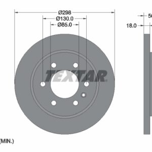 Disc frână TEXTAR 92301003