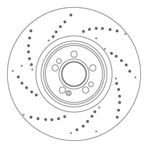 Disc frână TRW MOTO DF4598S