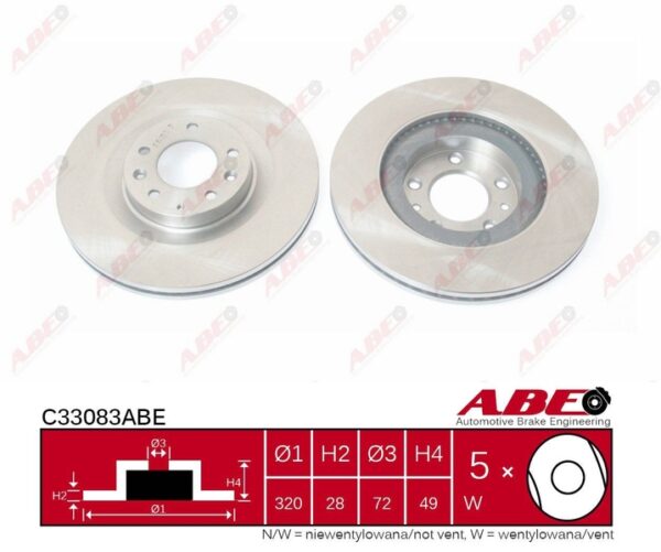 Discuri frana ABE C33083ABE păreri