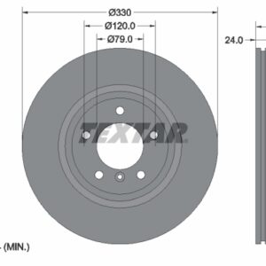 Disc frână TEXTAR 92137805