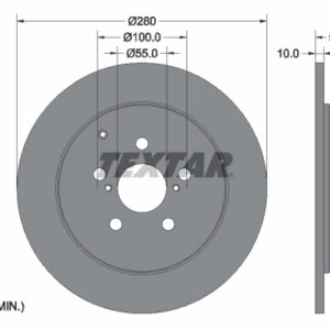 Disc frână TEXTAR 92135703