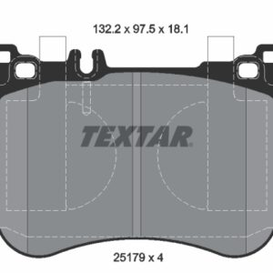 Plăcuțe de frână TEXTAR 2517901