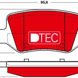 Plăcuțe de frână TRW MOTO GDB1481DTE