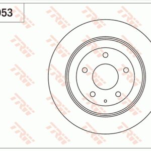 Disc frână TRW MOTO DF8053
