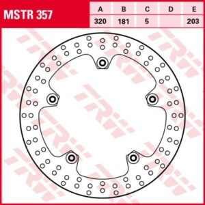 Disc frână TRW MOTO MSTR357