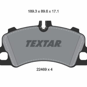 Plăcuțe de frână TEXTAR 2246901