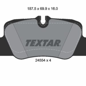 Plăcuțe de frână TEXTAR 2455402