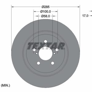 Disc frână TEXTAR 92309303
