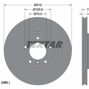 Disc frână TEXTAR 92176105