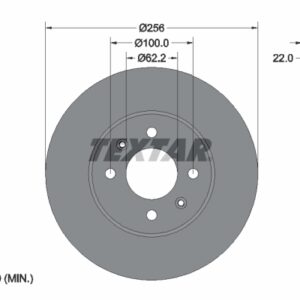 Disc frână TEXTAR 92304603