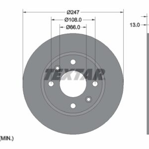 Disc frână TEXTAR 92092803