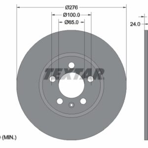 Disc frână TEXTAR 92313703