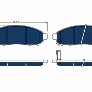 Plăcuțe de frână TRW MOTO GDB3520BTE