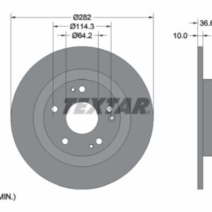 Disc frână TEXTAR 92301303
