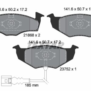 Plăcuțe de frână TEXTAR 2186801