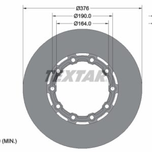 Disc frână TEXTAR 93193400