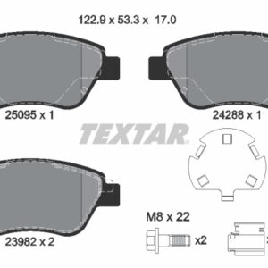 Plăcuțe de frână TEXTAR 2509501