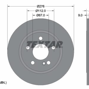 Disc frână TEXTAR 92241303