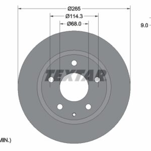Disc frână TEXTAR 92267703