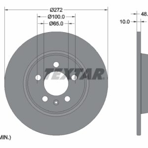 Disc frână TEXTAR 92292003