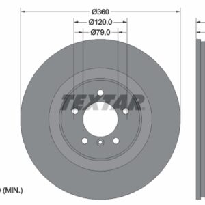 Disc frână TEXTAR 92178403