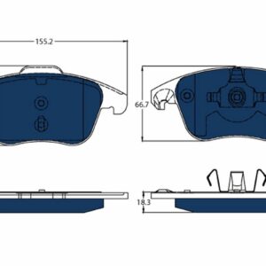 Plăcuțe de frână TRW MOTO GDB1691BTE