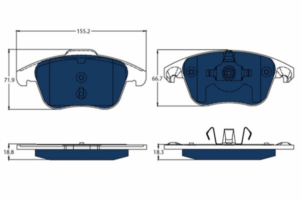 Plăcuțe de frână TRW MOTO GDB1691BTE păreri