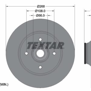 Disc frână TEXTAR 92168703