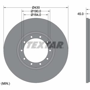 Disc frână TEXTAR 93193500