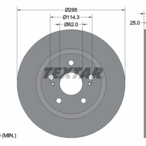 Disc frână TEXTAR 92156503
