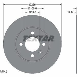 Disc frână TEXTAR 92041703
