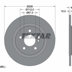 Disc frână TEXTAR 92254903